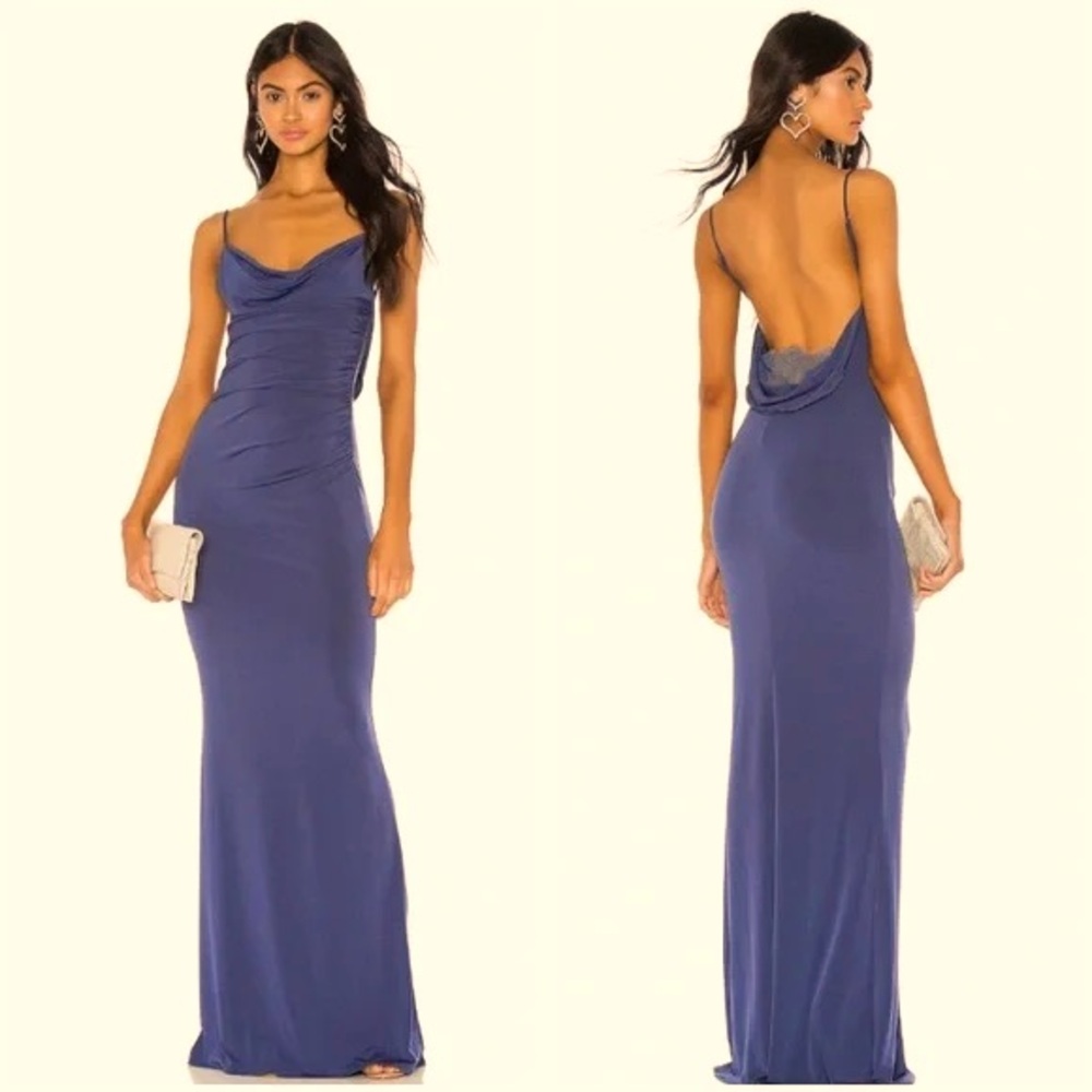 Katie May Surreal Gown in Deep Blue